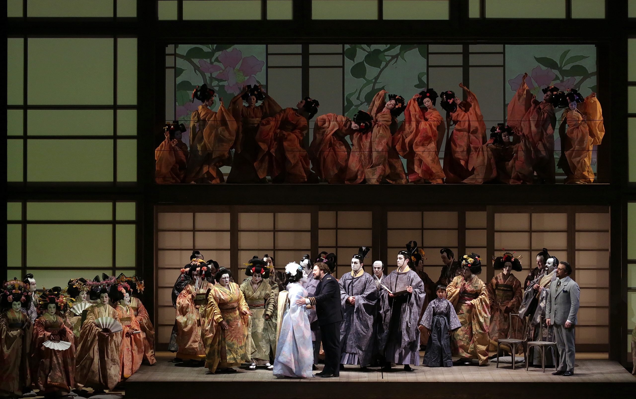 Skats no Alvja Hermaņa iestudētās operas "Madama Butterfly" La Scalā // Publicitātes foto