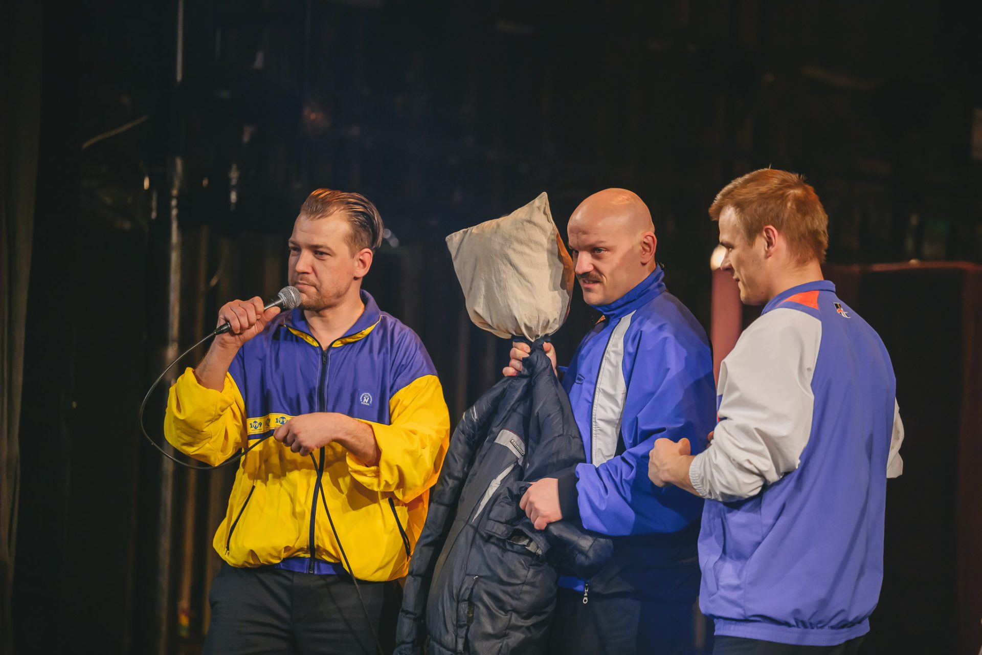 Mārtiņš – Mārtiņš Kalita, Jānis – Kaspars Kārkliņš, Viesturs – Artūrs Irbe // Foto – Edgars Pohevičs