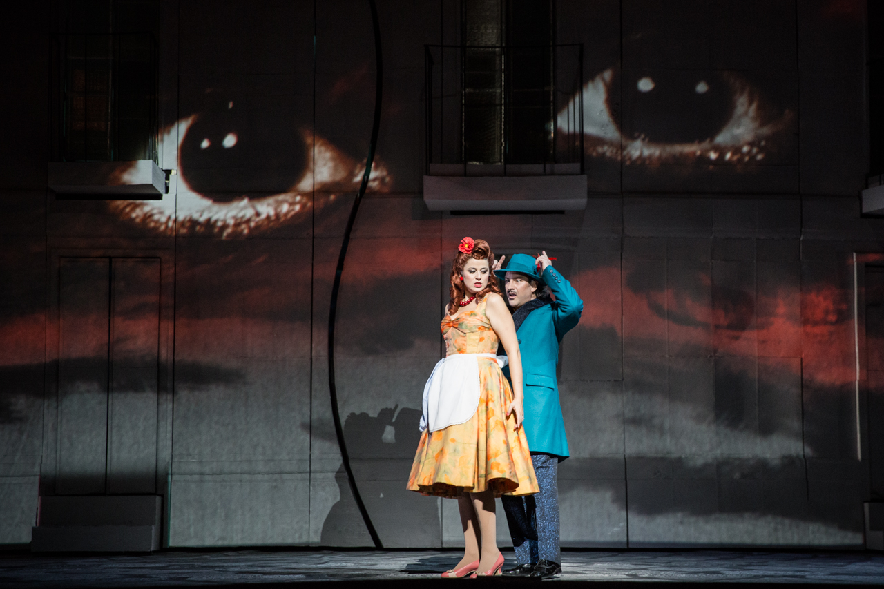 Daniela Obēra komiskā opera "Fra Diavolo" ("Brālis Sātans"), Opera di Roma, 2017. Režisors Džordžo Barberio Korseti // Publicitātes foto