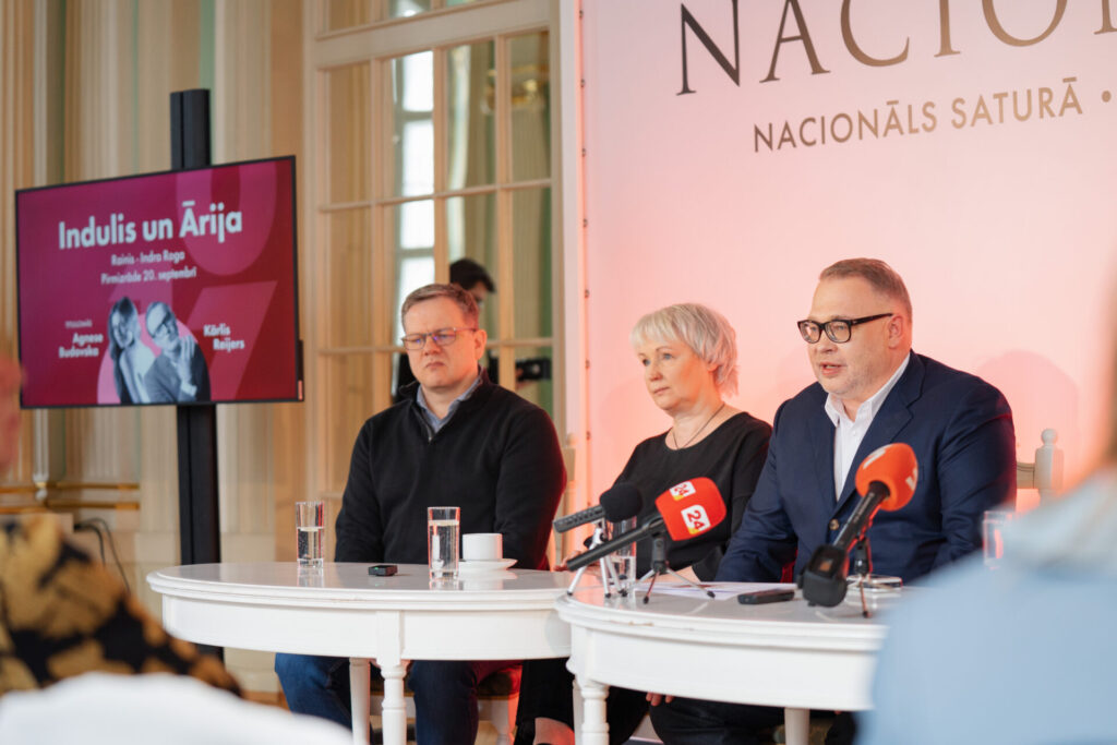 Skats no Latvijas Nacionālā teātra preses konferences