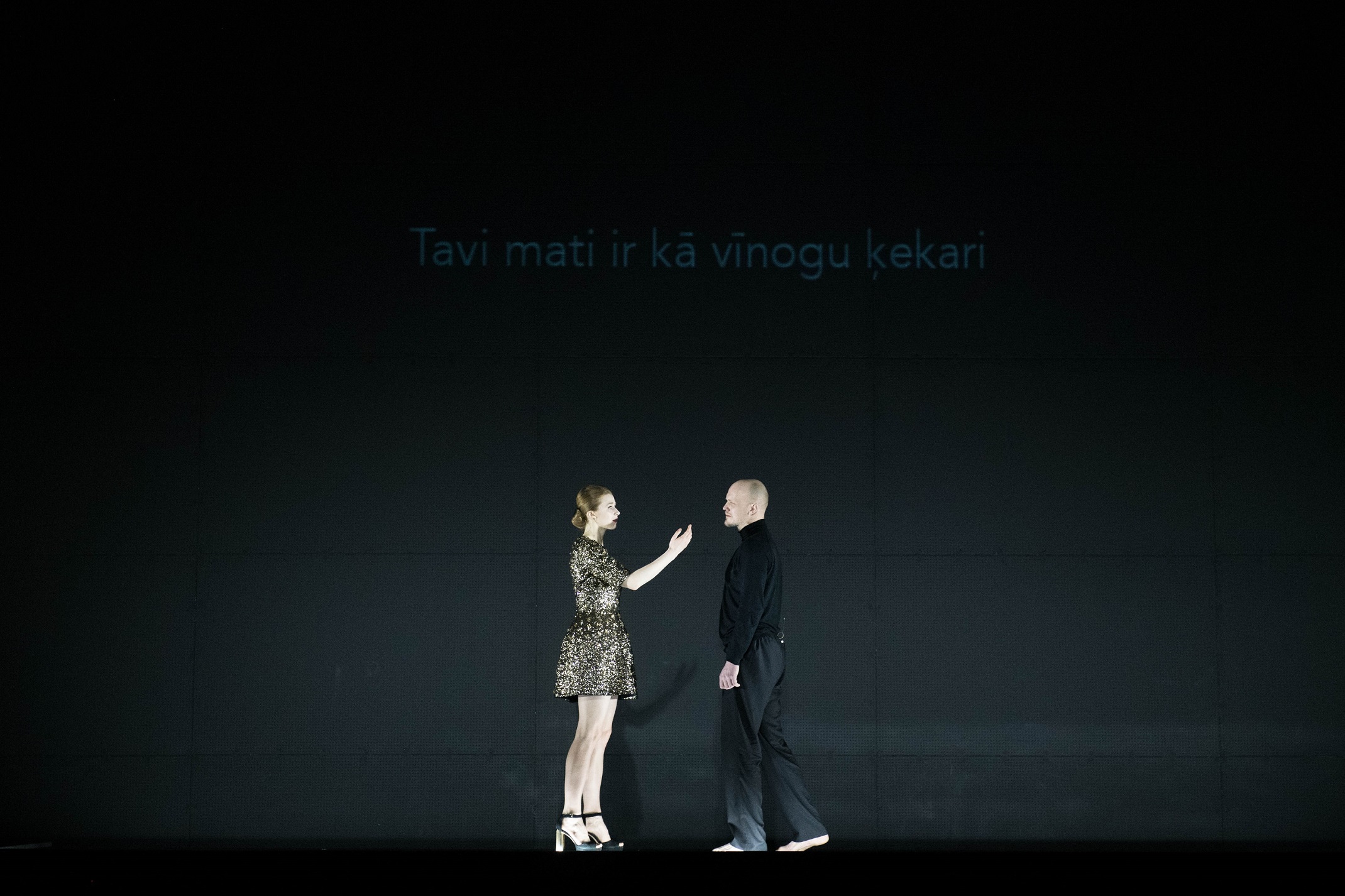 Salome – Agnese Cīrule, Jānis Kristītājs – Gundars Grasbergs // Foto – Kristaps Kalns