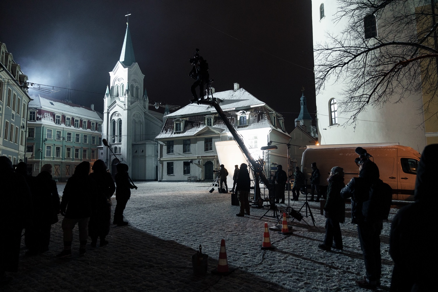 Skats no topošās filmas // Foto – Andrejs Strokins