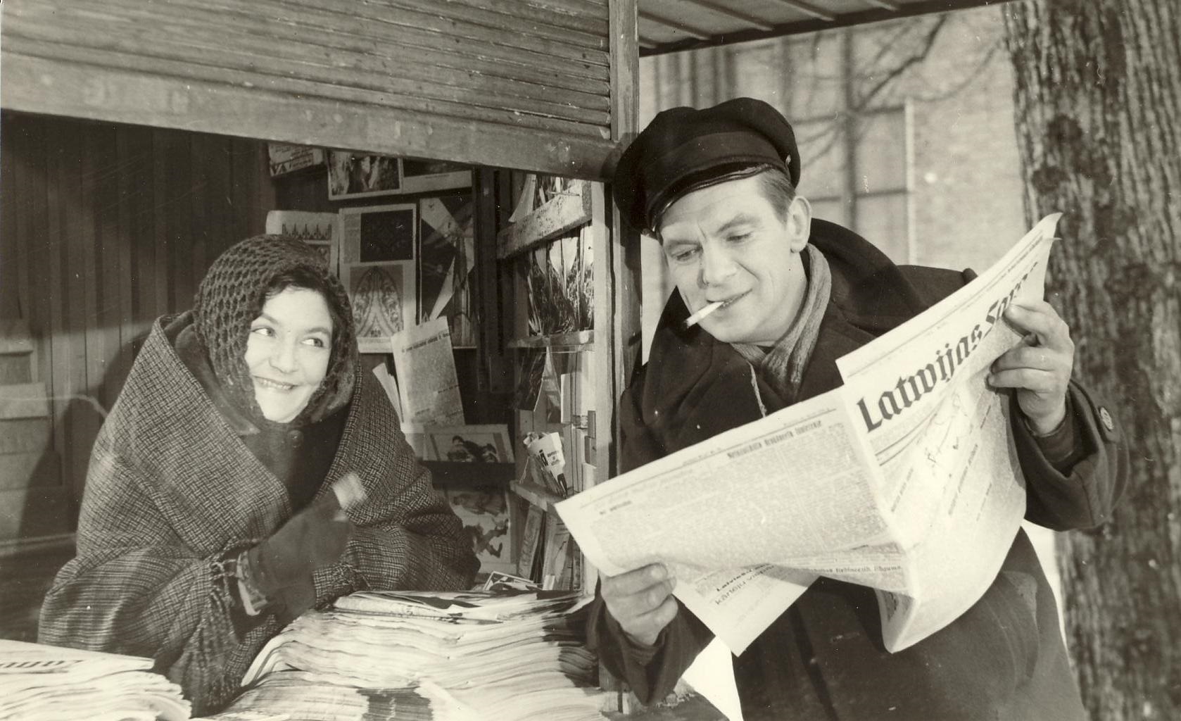 Z. Stungure filmā "Pie bagātās kundzes"