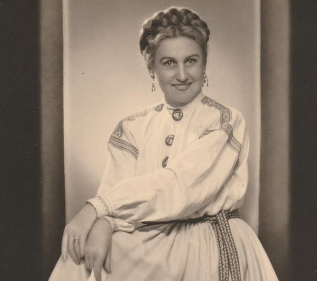 Aktrise Lilija Štengele // Foto - Latvijas Nacionālā teātra arhīvs