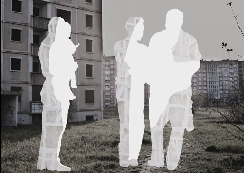 Izrādes "Mēness neredzamā puse" (LT) publicitātes foto