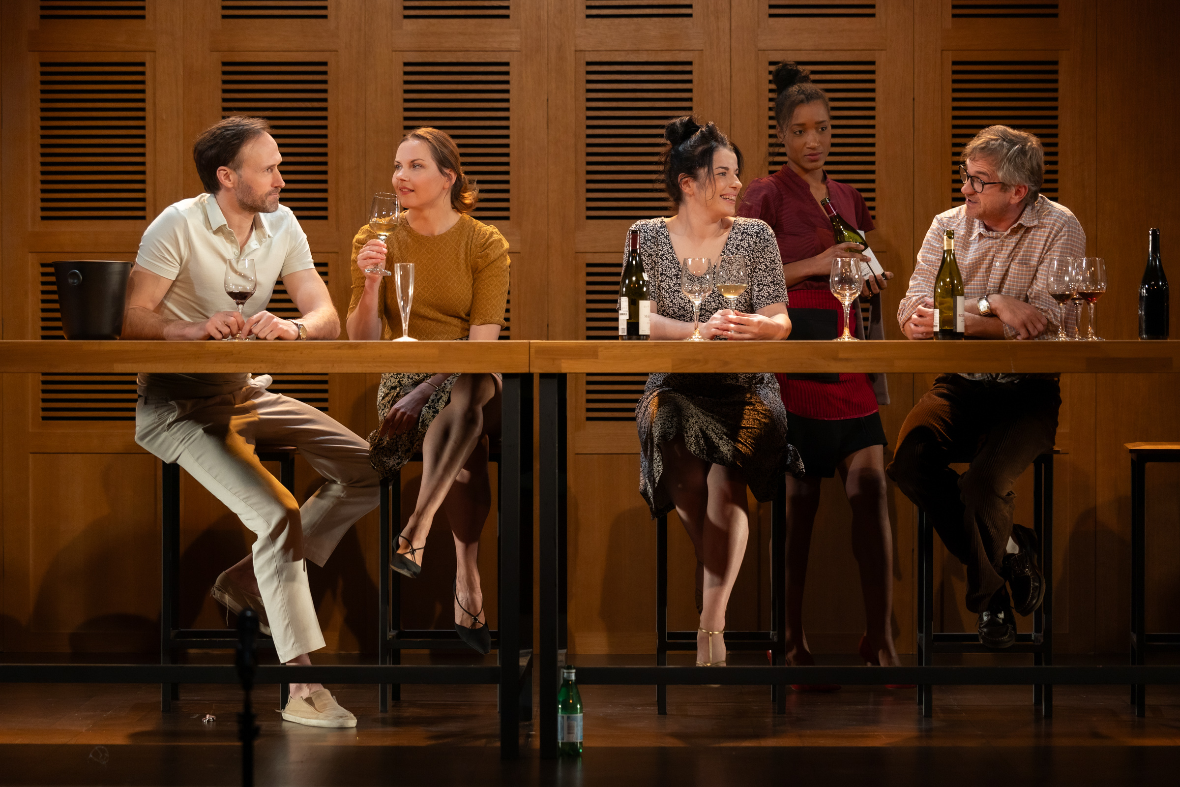 Džeksons – Ivars Krasts, Betija – Inga Tropa, Sāra – Jana Čivžele, Līsija – Aminata Grieta Diarra, Mailzs – Jānis Skutelis // Foto – Jānis Deinats