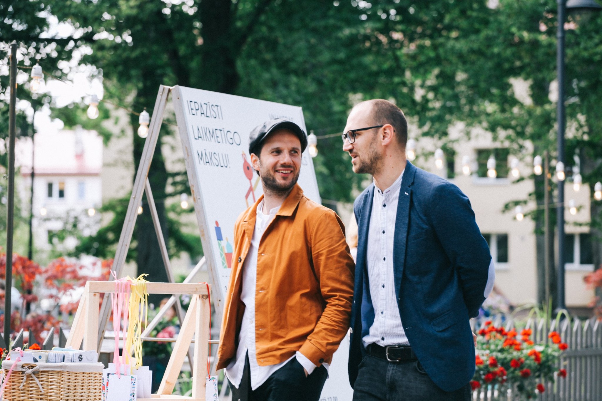 Reinis Suhanovs un Jānis Znotiņš Valmieras Vasaras teātra festivālā (2019) // Publicitātes foto