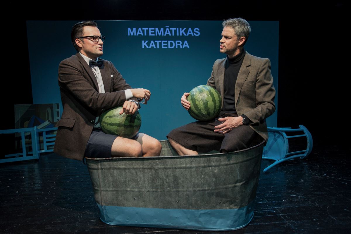 Skats no DT izrādes "Kam no Vilka kundzes bail?" // Foto – Jānis Deinats