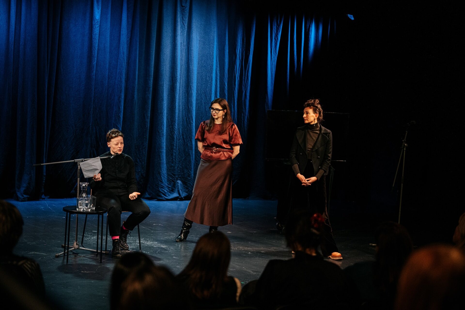 Skats no DDT organizētajiem dramaturģijas lasījumiem "Sekss un Latvija" // Foto – Aivars Ivbulis