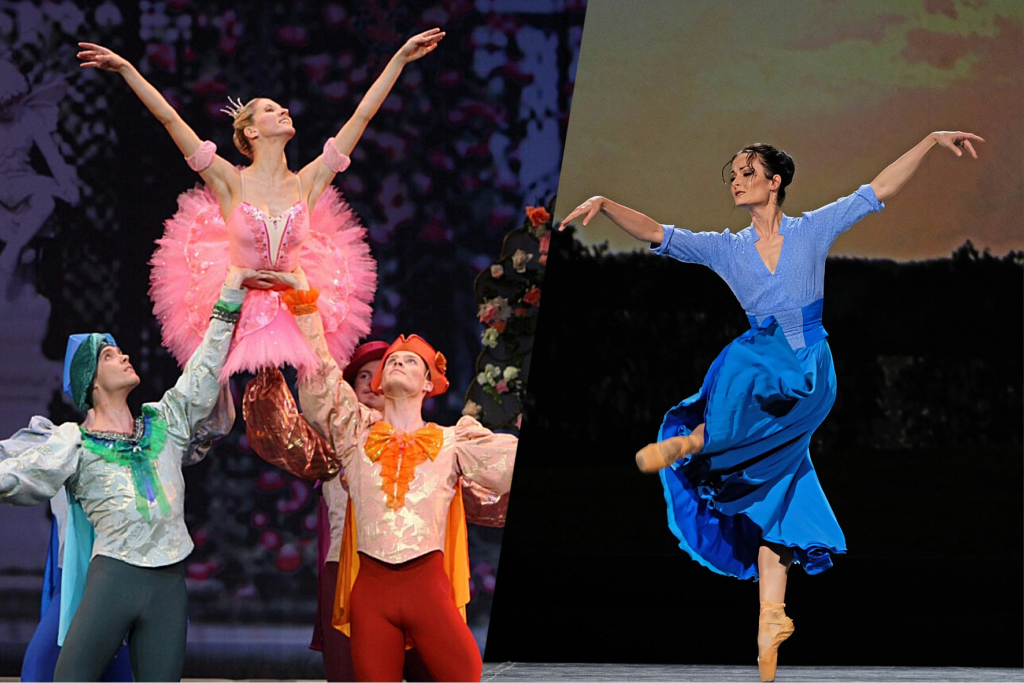 Skats no LNOB izrādēm "Apburtā princese" un "Antonija. #Silmači"