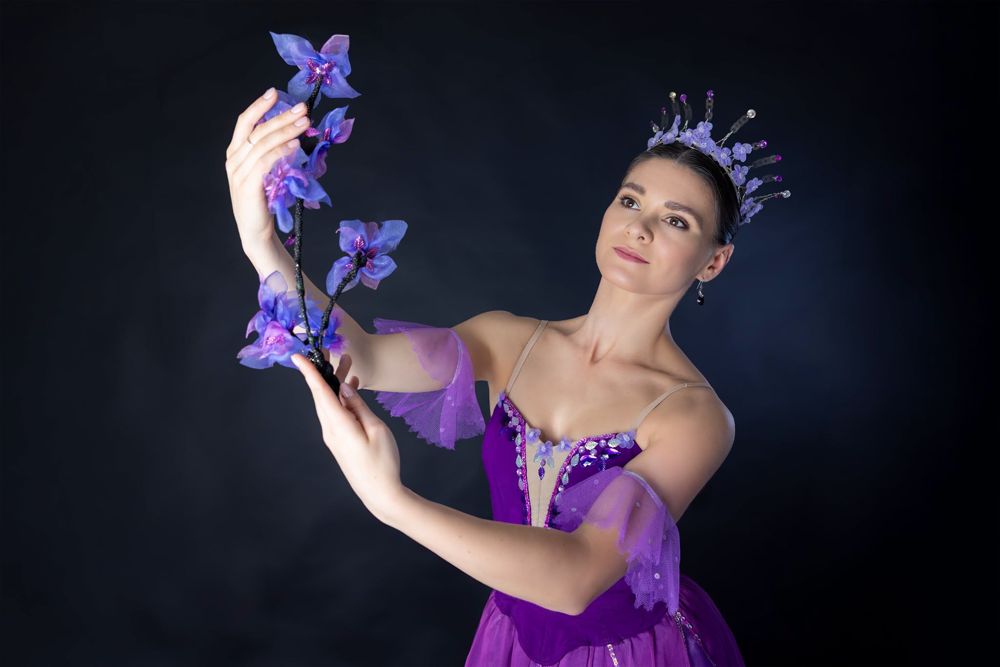 Paula Lieldidža-Kolbina  – Ceriņu feja LNOB baleta izrādē "Apburtā princese" // Publicitātes attēls
